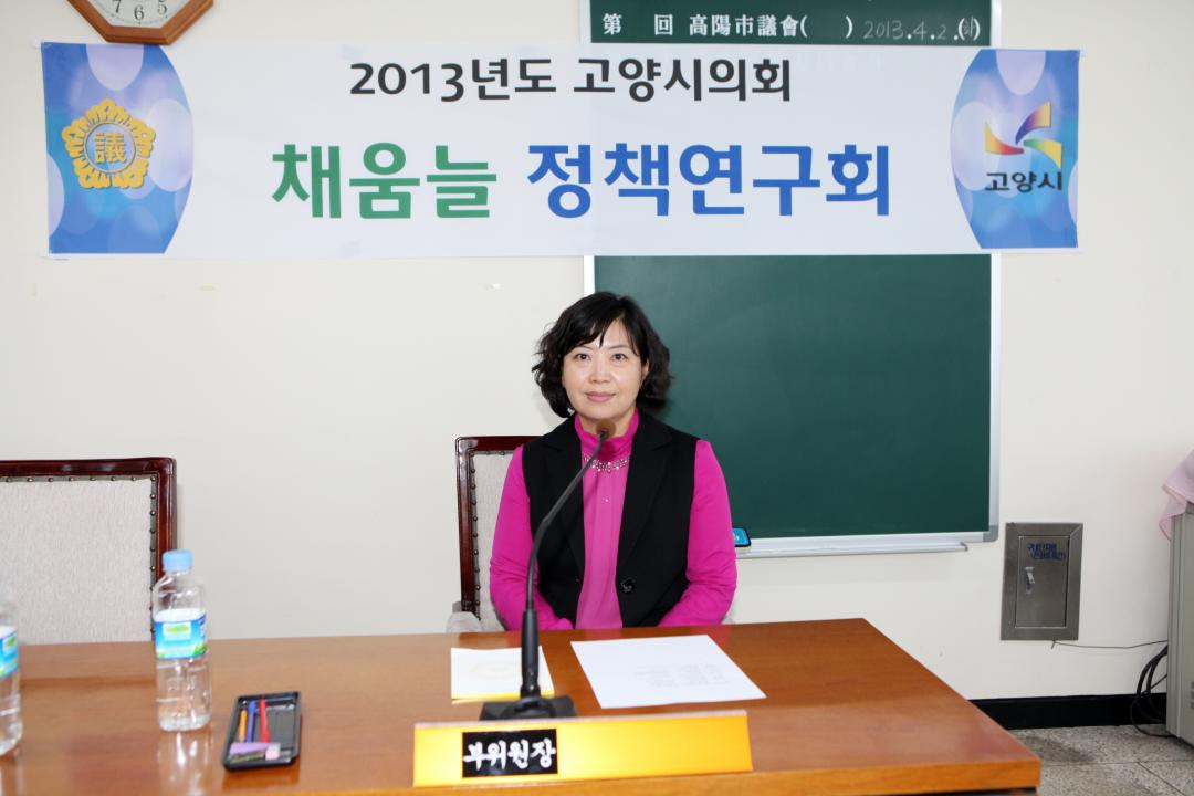 [6대] 채움늘 정책연구회 정례회의 (2013.04.02)